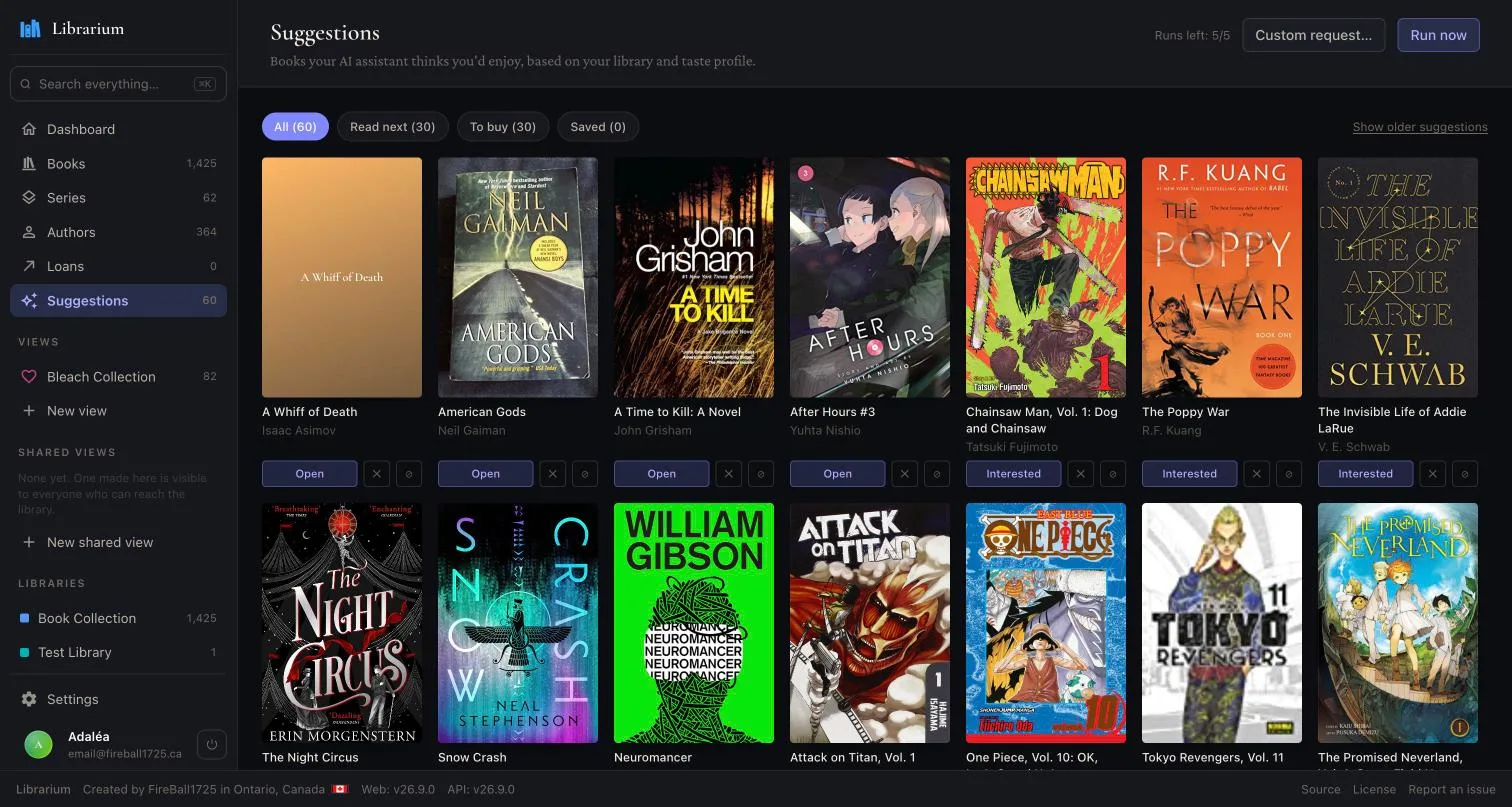 AI book recommendations split into what to read next and what to buy